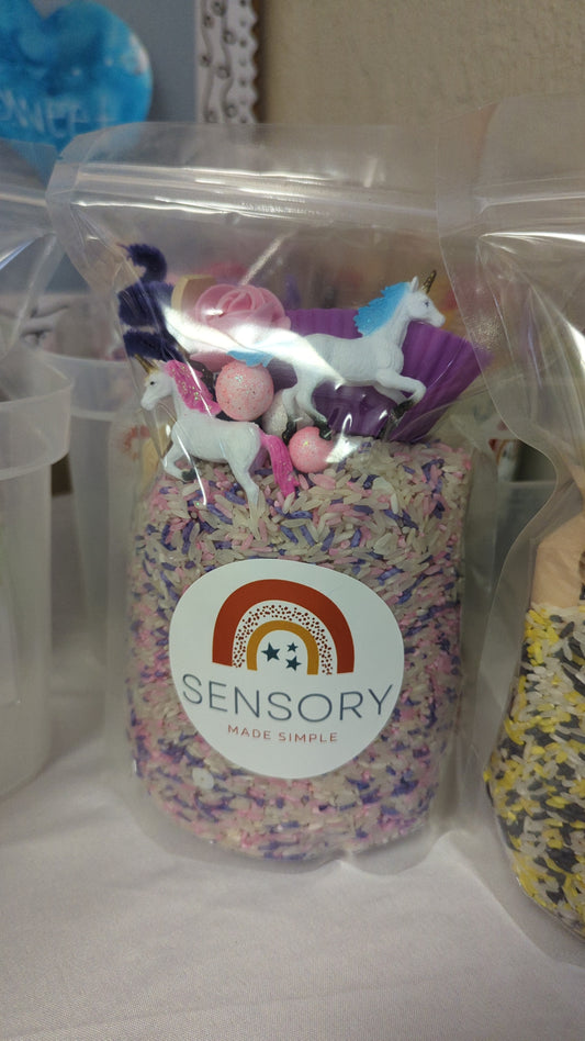 Unicorn Pour and Explore bags