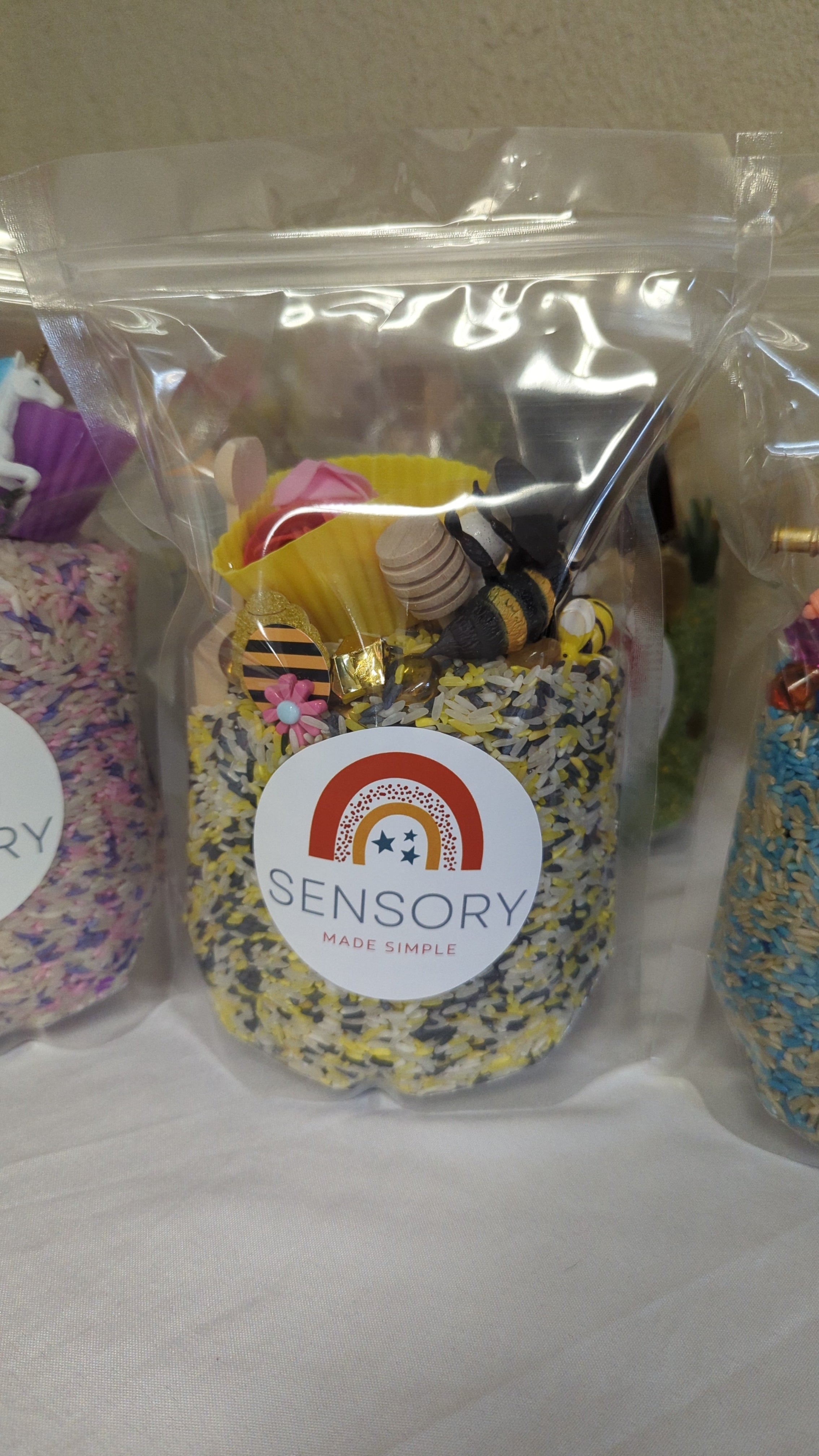 Bumblebee Pour and Explore bags