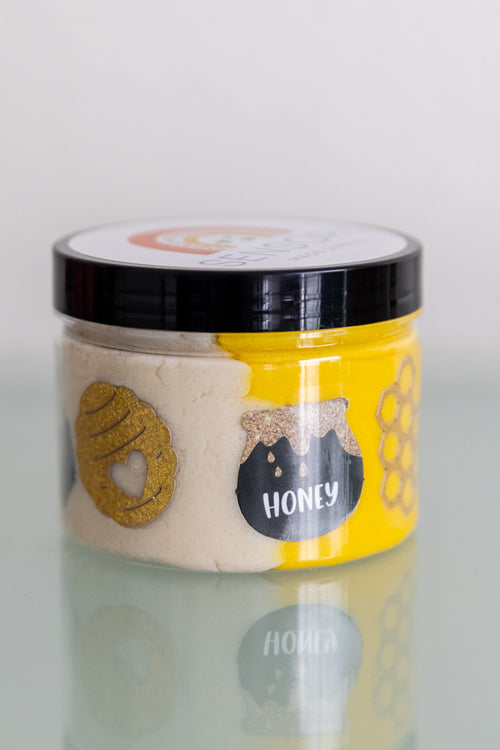 bumblebee playdough jar